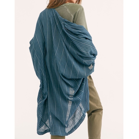 Free People Other - FREE PEOPLE Beach House Stripe Kimono OS
